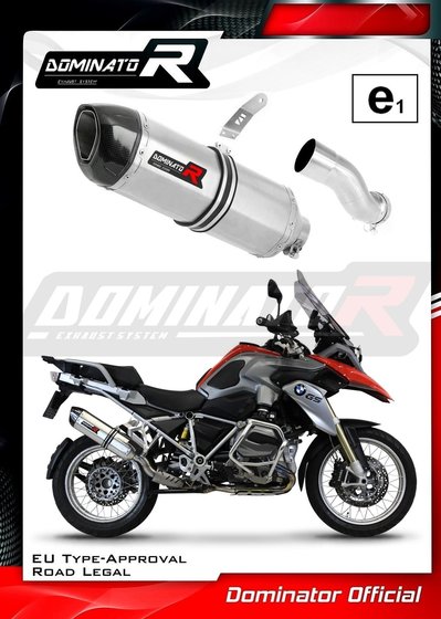 BW088DF-H Dominator homologated exhaust silencer hp1