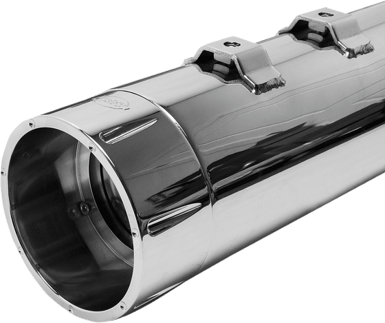 550-0624 S&S CYCLE 4.5" chrome tracer slip-on muffler