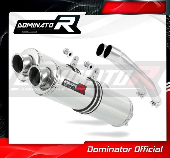 SU027DST-S Dominator exhaust silencer round