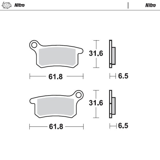 094621 MOTO-MASTER nitro offroad brake pad