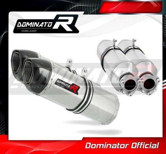 KT001DF-S Dominator exhaust silencer muffler hp1