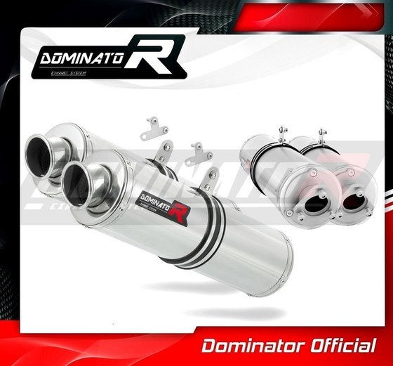 KT004DST-S Dominator exhaust silencer round