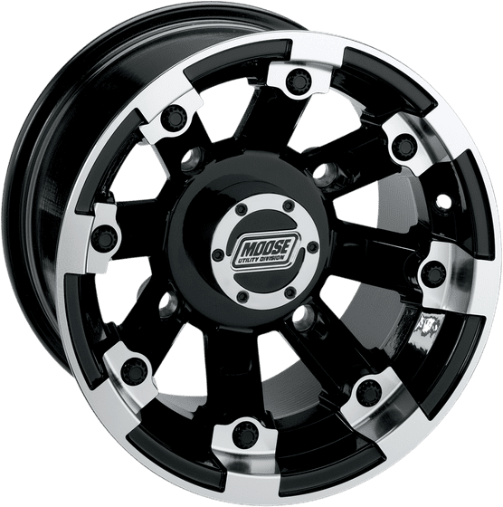 393MO128156GBML4 MOOSE UTILITY DIVISION 12x8 wheel with 4/156 bolt pattern and 4+4 offset