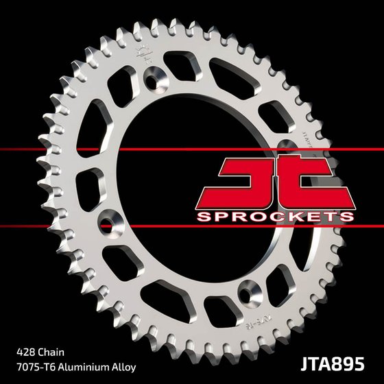 JTA895.50 JT Sprockets self-cleaning, lightweight rear sprocket