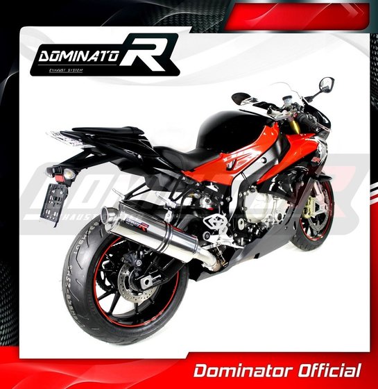 BW046DA-H Dominator homologated exhaust silencer oval