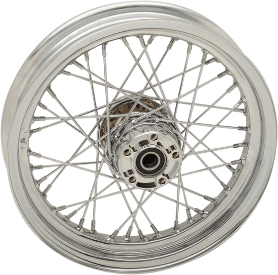 64414A DRAG SPECIALTIES chrome spoked rear wheel - 16" x 3"