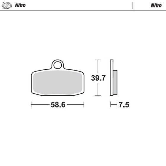 097421 MOTO-MASTER nitro offroad brake pad