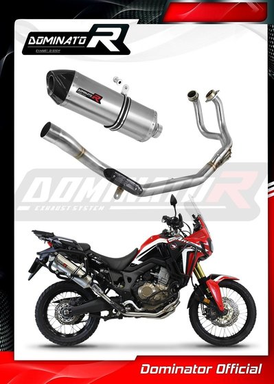 HO110DF7-S Dominator full exhaust system silencer hp7