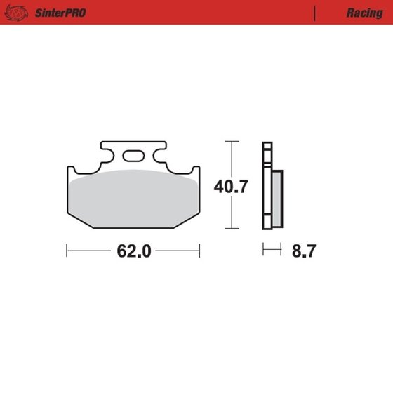 092211 MOTO-MASTER sintered metal racing brake pads