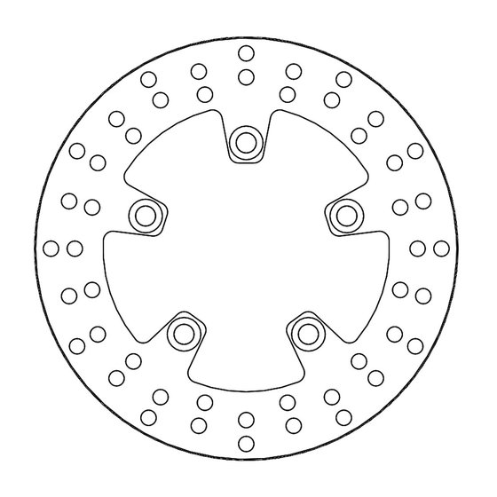 110459 MOTO-MASTER halo rear brake disc