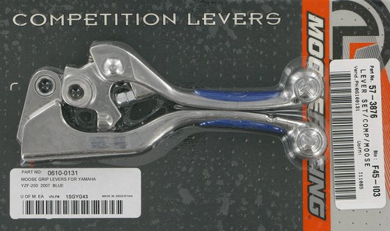 1SGYG43 MOOSE RACING blue competition lever set