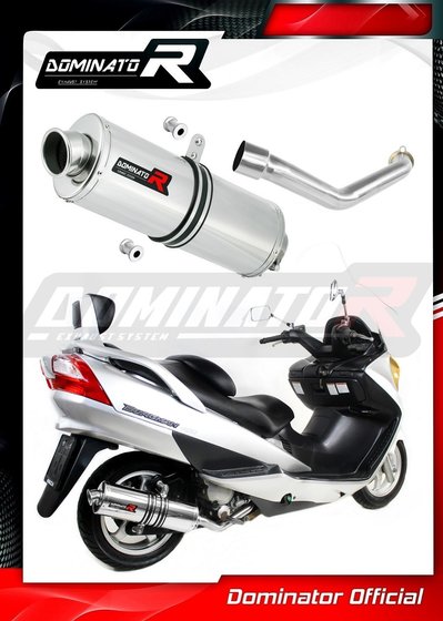 SU048DA-S Dominator exhaust silencer oval