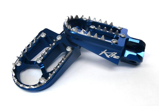 29.235.0.BL KITE aluminum footpegs in blue for ktm/hva