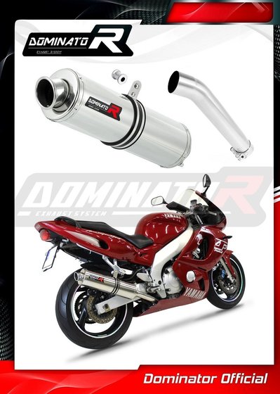 YA012DST-S Dominator exhaust silencer round