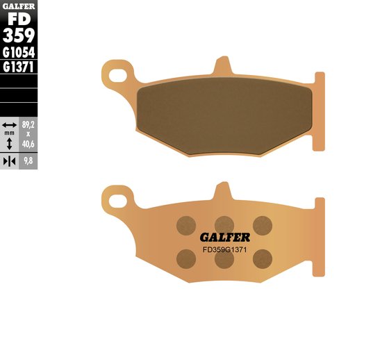 FD359G1371 GALFER street sinter brake pad